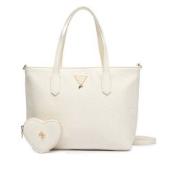 Torebka Guess. Białe torebki klasyczne Guess, z aplikacjami, klasyczne, bez dodatków. Za 324.99 zł.