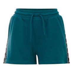Spodenki Dziecięce Irisha. Zielone szorty Kappa, bez wzorów, sportowe. Za 65.99 zł.