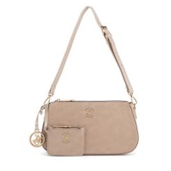 Torebka Beverly Hills Polo Club. Brązowe torebki klasyczne Beverly Hills Polo Club, bez wzorów, klasyczne, bez dodatków. Za 159.99 zł.
