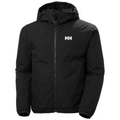 Kurtka wodoodporna Helly Hansen Ervik Ins. Czarne kurtki Helly Hansen, na zimę, s, bez wzorów, z poliesteru, bez kaptura. Za 823.55 zł.