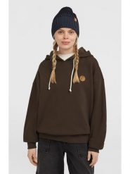 O'Neill Bluza w kolorze brązowym rozmiar: XL. Brązowe bluzy O'Neill, xl, bez wzorów, z bawełny, bez ramiączek, z kapturem. Za 215.21 zł.