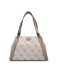 Guess Torebka Karnilla HWOS99 01220 Beżowy. Brązowe torebki klasyczne Guess, z aplikacjami, ze skóry, bez dodatków. Za 719.99 zł.