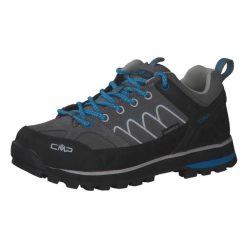 Damskie buty trekkingowe górskie ze skóry zamszowej VIBRAM CMP MOON LOW. Niebieskie buty trekkingowe CMP, ze skóry, bez zapięcia. Za 459.00 zł.