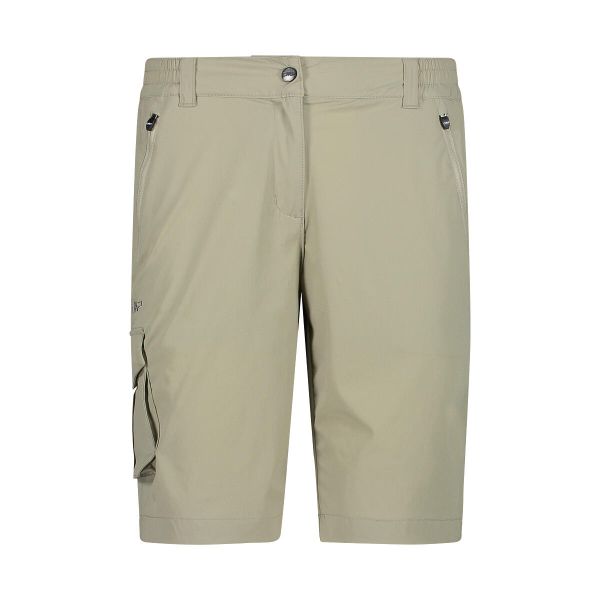 Damskie szorty bermudzkie CMP. Brązowe szorty CMP, bez wzorów, sportowe. Za 203.50 zł.