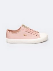 Trampki damskie niskie różowe RR274770 601. Czerwone trampki BIG STAR, bez wzorów, z gumy, eleganckie, bez zapięcia. Za 149.99 zł.