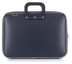 Torba Bombata Classic 15''-16'' dark blue. Niebieskie torby na laptopa Bombata, bez wzorów, na ramię. Za 239.00 zł.