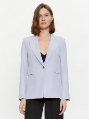 Maryley Marynarka 24EB187/43LV Fioletowy Regular Fit. Fioletowe marynarki i żakiety Maryley, s, bez wzorów, z syntetyku, bez ramiączek. Za 229.99 zł.