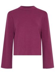 MOSS COPENHAGEN Sweter "Ginnette" w kolorze fioletowym rozmiar: XS/S. Różowe swetry Moss Copenhagen, s, bez wzorów, bez ramiączek. Za 110.04 zł.