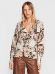 Blugirl Blumarine Kardigan RF2007-MAB00 Beżowy Regular Fit. Brązowe swetry Blugirl Blumarine, s, bez wzorów, z wełny, bez ramiączek. Za 1,809.00 zł.