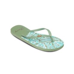 Sandały dla Kobiety NEW VIVA PRINTED Zielony. Zielone sandały Roxy, bez wzorów, z materiału, sportowe, bez obcasa, bez zapięcia. Za 84.99 zł.