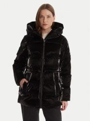 DKNY Kurtka zimowa DLEMPS63 Czarny Regular Fit. Czarne kurtki DKNY, na zimę, xl, bez wzorów, z syntetyku, bez kaptura. Za 879.99 zł.