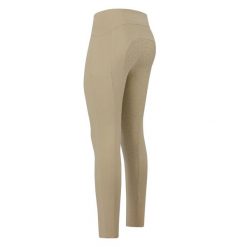 Damskie legginsy jeździeckie z pełną przyczepnością Euro-Star Enforce. Brązowe legginsy EURO-STAR, bez wzorów, ze skóry, eleganckie. Za 538.00 zł.