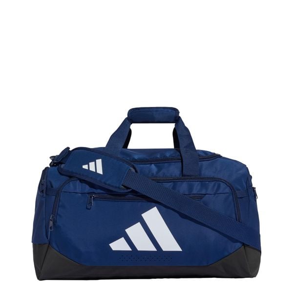 TORBA TRAINING DEFENDER DUFFLE SMALL. Białe torby sportowe adidas, bez wzorów, z materiału, na ramię. Za 149.00 zł.