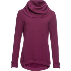Długa bluza z szalowym kołnierzem bonprix jeżynowy. Bluzy marki INOVIK. Za 79.99 zł.