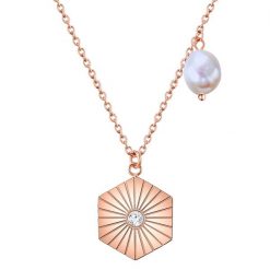 Valero Pearls Stal nierdzewna Preciosa Perła hodowlana słodkowodna Naszyjniki 1 ct Damski. Białe naszyjniki Valero Pearls, z materiału, z perłą, ze stali. Za 299.99 zł.