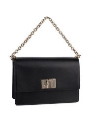 Furla Torebka 1927 1064448 B BAFI ARE Czarny. Czarne kopertówki Furla, bez wzorów, ze skóry, wizytowe, bez dodatków. Za 1,419.00 zł.