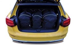Torby Do Bagażnika Audi Q2 2016+ 3Szt Kjust. Czarne torby podróżne KJUST, bez wzorów, z kauczuku. Za 923.00 zł.