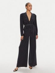 NORMA KAMALI Kombinezon KK124JPL013642 Granatowy Relaxed Fit. Niebieskie sukienki Norma Kamali, s, bez wzorów, z syntetyku, bez kołnierzyka, bez ramiączek. Za 1,819.00 zł.