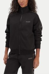 GUESS Czarna rozpinana bluza damska z lamapsami i cyrkoniami Octavia, Rozmiar M. Czarne bluzy bez kaptura Guess, m, z aplikacjami, bez kaptura. Za 599.99 zł.