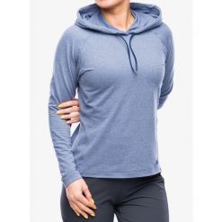 Bluza z kapturem damska Helly Hansen Verglas Light Hoodie. Niebieskie bluzy Helly Hansen, s, bez wzorów, bez ramiączek, z kapturem. Za 256.99 zł.
