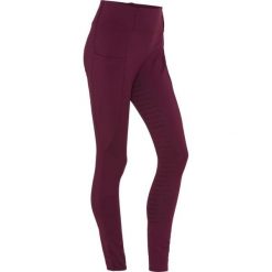 Damskie legginsy jeździeckie z pełną przyczepnością Equipage Kendra. Fioletowe legginsy EQUIPAGE, bez wzorów. Za 288.00 zł.