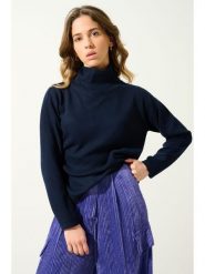 AUTHENTIC CASHMERE Kaszmirowy sweter "Cheviot" w kolorze granatowym rozmiar: S. Niebieskie swetry AUTHENTIC CASHMERE, s, bez wzorów, z kaszmiru, bez ramiączek. Za 347.99 zł.