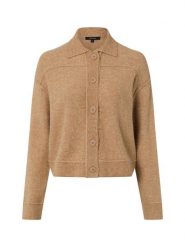 Opus Kardigan damski z zawartością moheru - Daneke Kobiety brązowy marmurkowy, 40. Brązowe swetry Opus, bez wzorów, z syntetyku, bez ramiączek. Za 499.95 zł.