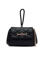 Guess Torebka Frances Mini HWQG22 41780 Czarny. Czarne kopertówki Guess, z aplikacjami, ze skóry, wizytowe, bez dodatków. Za 494.99 zł.