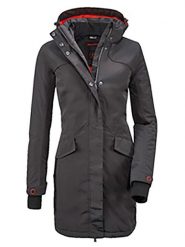 Killtec Parka funkcyjna "Grindavik" w kolorze antracytowym rozmiar: 38. Czarne płaszcze Killtec, m, bez wzorów, bez kaptura. Za 335.38 zł.