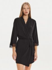 Tommy Hilfiger Szlafrok UW0UW05563 Czarny. Czarne szlafroki damskie Tommy Hilfiger, xl, bez wzorów, bez ramiączek. Za 219.99 zł.