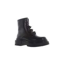 Trapery damskie LUMBERJACK FORTUNE. Czarne traperki Lumberjack, bez wzorów, bez obcasa, bez zapięcia. Za 309.99 zł.