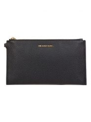 Michael Kors Skórzana kopertówka w kolorze czarnym - 34 x 26 x 13 cm rozmiar: onesize. Czarne kopertówki Michael Kors, bez wzorów, z materiału, bez dodatków. Za 478.62 zł.