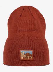 Czapka zimowa Buff Lilon Long - cinnamon. Czerwone czapki zimowe Buff, z aplikacjami, z dzianiny, eleganckie. Za 83.99 zł.