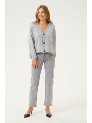 Cream Kardigan w kolorze szarym rozmiar: S/M. Szare swetry Cream, m, bez wzorów, bez ramiączek. Za 113.99 zł.