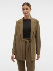 Vero Moda Marynarka Liva 10294482 Brązowy Regular Fit. Brązowe marynarki i żakiety Vero Moda, xl, bez wzorów, z syntetyku, bez ramiączek. Za 79.99 zł.