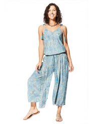 Aller Simplement Kombinezon w kolorze błękitnym rozmiar: 34-40. Niebieskie kombinezony Aller Simplement, bez wzorów, bez kołnierzyka, bez ramiączek. Za 78.99 zł.