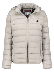 ANAPURNA Kurtka pikowana "Akitalana Hood" w kolorze jasnoszarym rozmiar: XL. Szare kurtki ANAPURNA, xl, bez wzorów, bez kaptura. Za 130.99 zł.