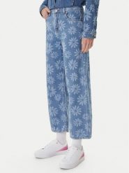 Roxy Jeansy Boogie Night ERJDP03323 Niebieski Wide Leg. Niebieskie jeansy Roxy, bez wzorów, z bawełny. Za 369.99 zł.