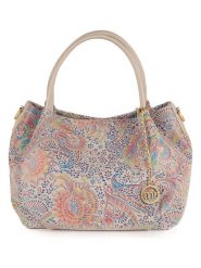 Mia Tomazzi Skórzana torebka w kolorze beżowym ze wzorem - 24 x 21 x 13 cm rozmiar: onesize. Brązowe torebki klasyczne Mia Tomazzi, bez wzorów, z materiału, przez ramię, bez dodatków. Za 252.99 zł.