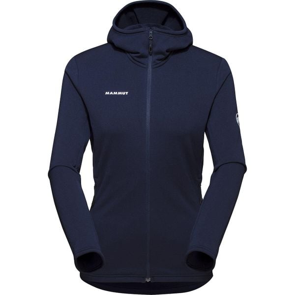 Bluza damska Mammut Aconcagua Light ML Hooded Jacket. Niebieskie bluzy Mammut, m, bez wzorów, z elastanu, bez kaptura. Za 569.99 zł.