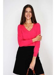 William de Faye Sweter w kolorze różowym rozmiar: 36. Różowe swetry William de Faye, bez wzorów, z kaszmiru, klasyczne, bez ramiączek. Za 139.54 zł.