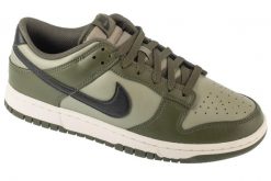 Buty sportowe Sneakersy unisex, Dunk Low Retro. Zielone buty treningowe Nike, bez wzorów, z materiału, przed kostkę, bez zapięcia, trekkingowe. Za 499.99 zł.