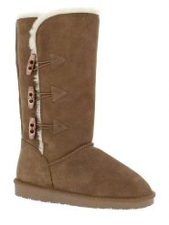 Gooce Skórzane kozaki zimowe "Cornice" w kolorze jasnobrązowym rozmiar: 41. Brązowe kozaki Gooce, na zimę, bez wzorów, ze skóry, eleganckie, bez obcasa, bez zapięcia. Za 184.02 zł.