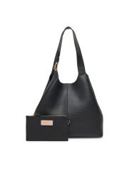 Coccinelle Torebka E1 SHA 11 01 01 Czarny. Czarne shopper bag Coccinelle, bez wzorów, ze skóry, bez dodatków. Za 1,439.00 zł.