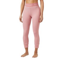 Damskie legginsy 3/4 Helly Hansen Lifa Midw. Czerwone legginsy Helly Hansen, bez wzorów, z wełny, sportowe. Za 337.00 zł.