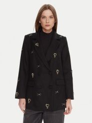 LOLA CASADEMUNT Marynarka LF2502014 Czarny Regular Fit. Czarne marynarki i żakiety LOLA CASADEMUNT, xl, bez wzorów, z syntetyku, bez ramiączek. Za 1,099.00 zł.