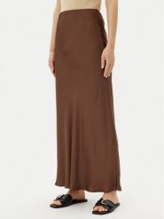 ViCOLO Spódnica maxi TD0472 Brązowy Slim Fit. Brązowe spódnice ViCOLO, s, bez wzorów, z wiskozy, maxi. Za 289.99 zł.