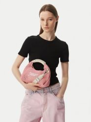 Tommy Jeans Torebka Tjw Summer Crochet Crossover AW0AW18779 Różowy jasny. Czerwone torebki klasyczne Tommy Jeans, bez wzorów, z jeansu, bez dodatków. Za 409.99 zł.