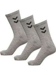 Skarpetki Hummel Basic (x3). Szare skarpetki Hummel, bez wzorów, z bawełny. Za 24.90 zł.