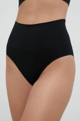 Spanx figi modelujące kolor czarny. Czarne bielizna modelująca Spanx, bez wzorów, z materiału. Za 139.99 zł.